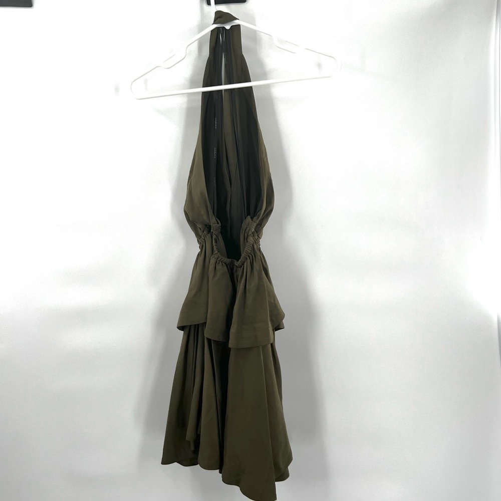 Bobi Black tiered halter army green XS - Picture 5 of 12